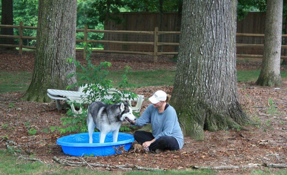 Patty with dog